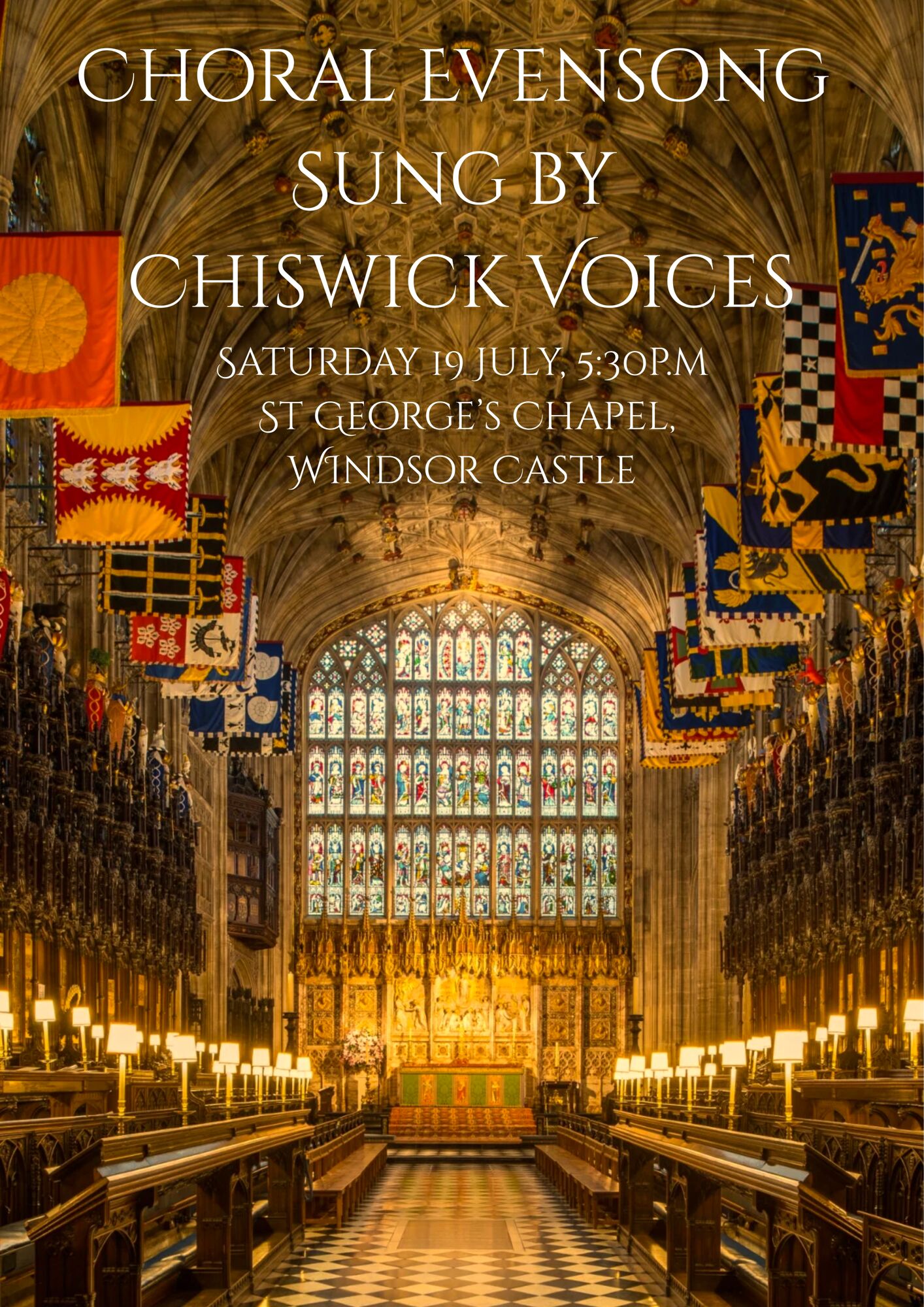 Choral Evensong, Sung by Chiswick Voices,