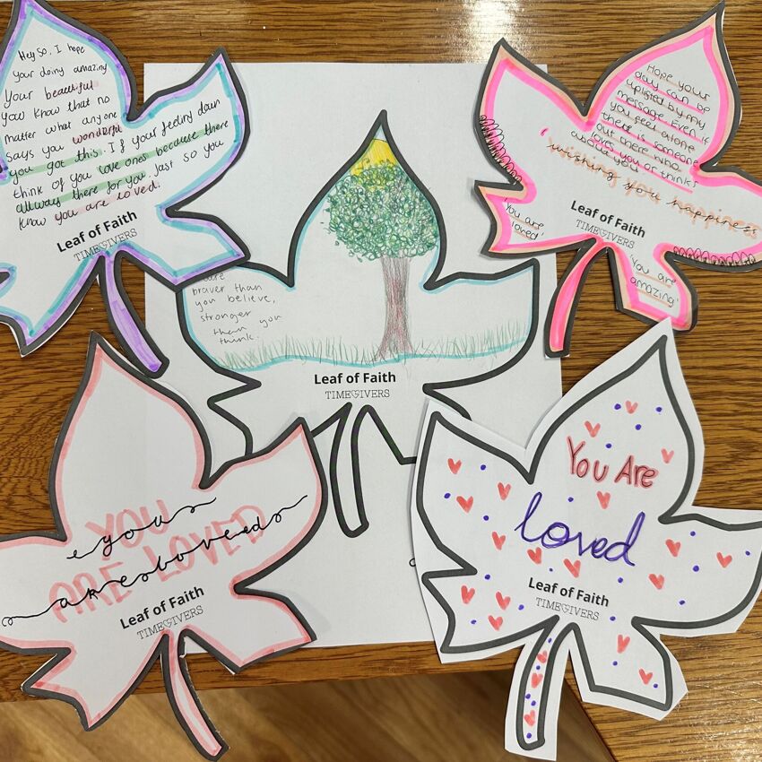 Leaf of Faith: Messages of Hope from KS3 Students
