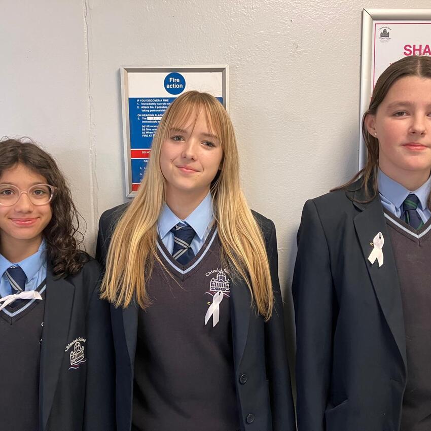 Chiswick School Proudly Supports White Ribbon Day